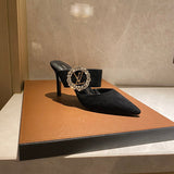 Louis Vuitton Grey Chelsea Boots - Side Profile View