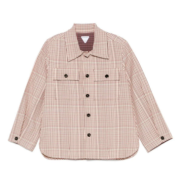 Bottega Veneta Tops? Bottega Veneta Women Check Viscose Shirt Elegant Everyday Designer Top
