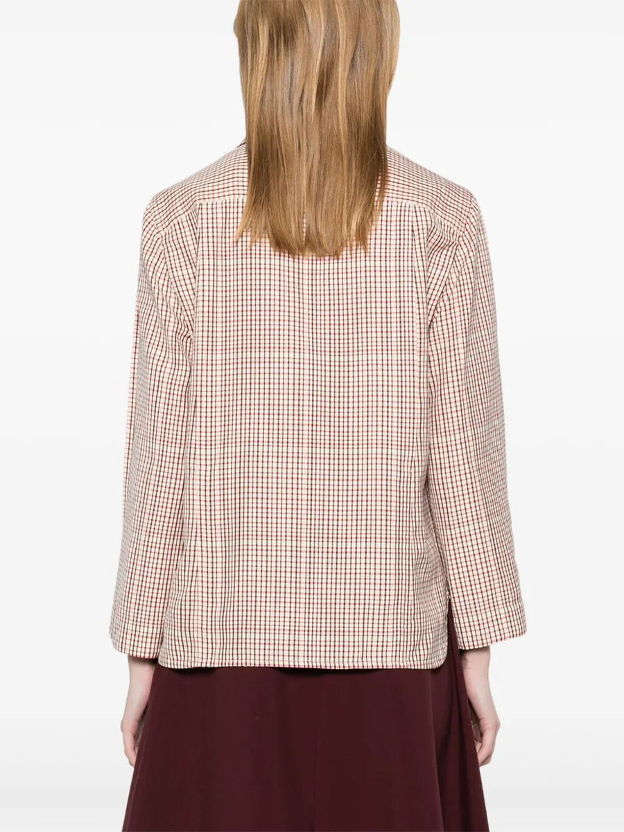 Bottega Veneta Tops? Bottega Veneta Women Check Viscose Shirt Elegant Everyday Designer Top