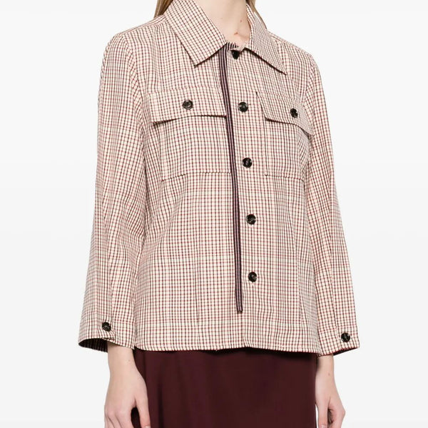Bottega Veneta Tops? Bottega Veneta Women Check Viscose Shirt Elegant Everyday Designer Top