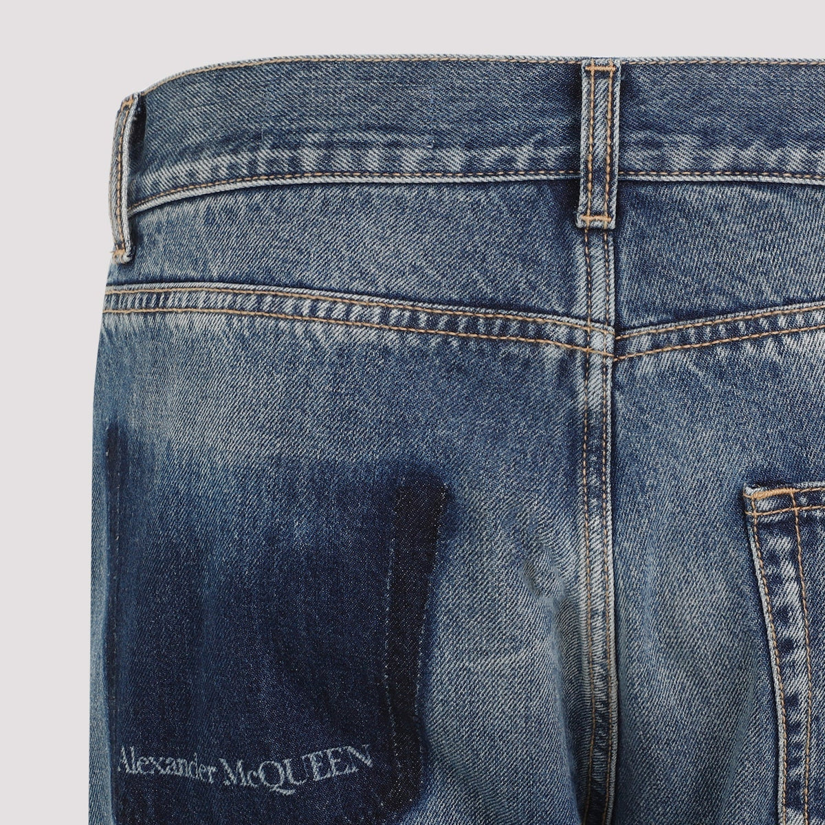 Alexander McQueen pants side profile designer luxury fashion