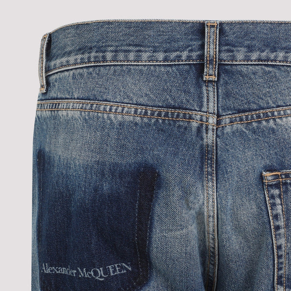 Alexander McQueen Jeans? Alexander Mcqueen Cotton Jeans Men Premium Designer Denim Jeans