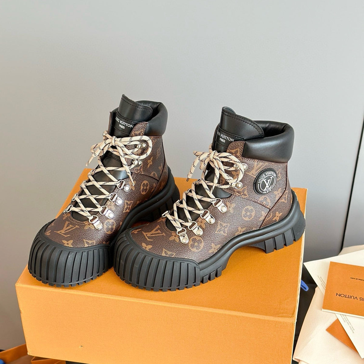 Louis Vuitton Shoes- Louis Vuitton Lou Ruby Boots Comfortable Everyday Designer Shoes