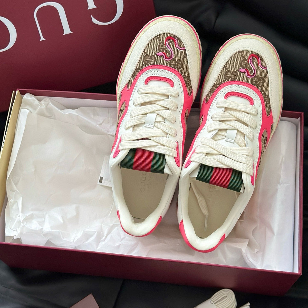 Gucci Shoes- Gucci Re Web Sneaker Luxury Lifestyle Designer Footwear