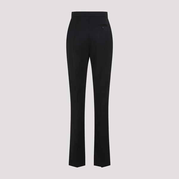 Alexander McQueen premium pants detail and craftsmanship close-up
