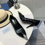 Three-quarter angle view of Saint Laurent luxury piece style No.097