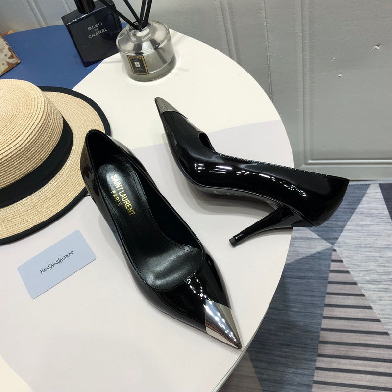 Saint Laurent designer shoes full view