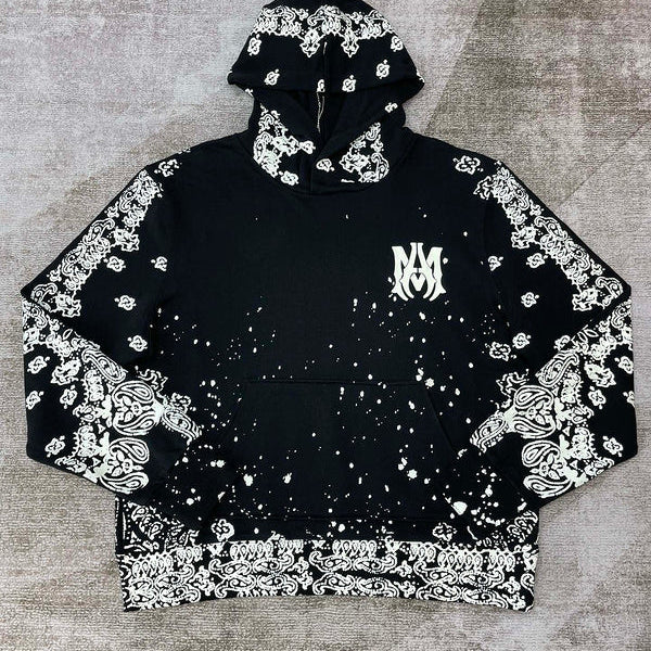 Amiri luxury hoodie detail shot