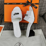 Hermes sandals Style 166 - back heel detail