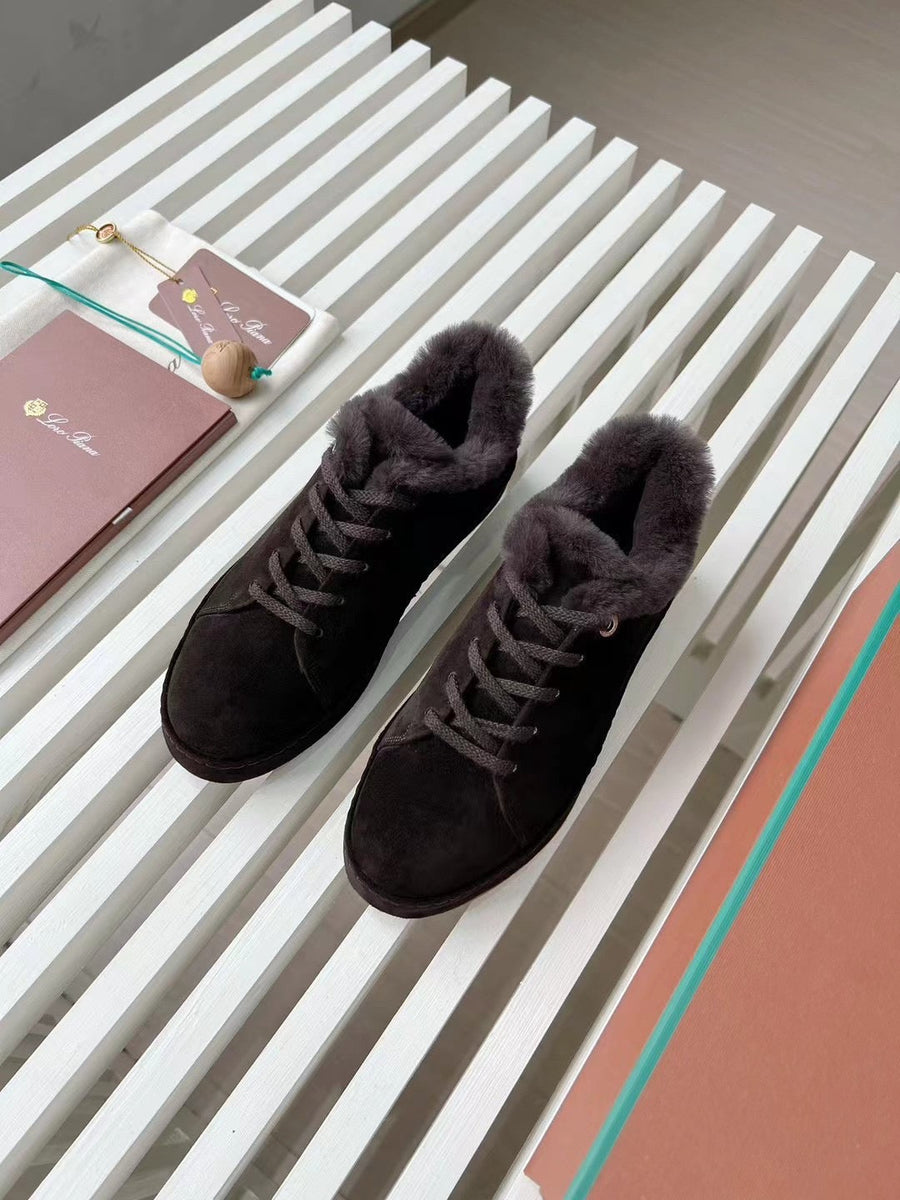Shoes- Loro P Fur Nuages Sneakers Comfortable Everyday Designer Shoes
