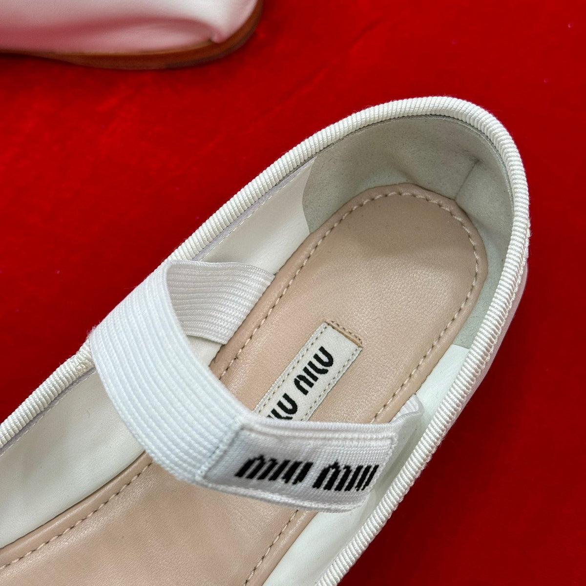 Shoes- Miu M Ballerina Flats Premium Designer Casual Shoes