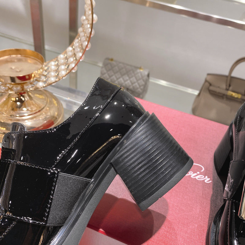 Roger Vivier luxury shoes detail shot