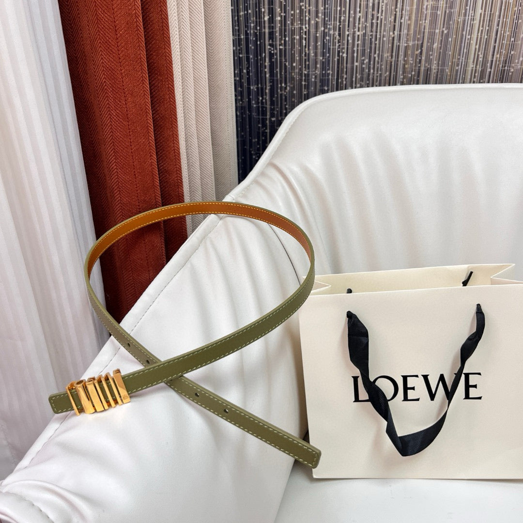Belts- Loew Belt 1.5 Cm Premium Leather Designer Belt