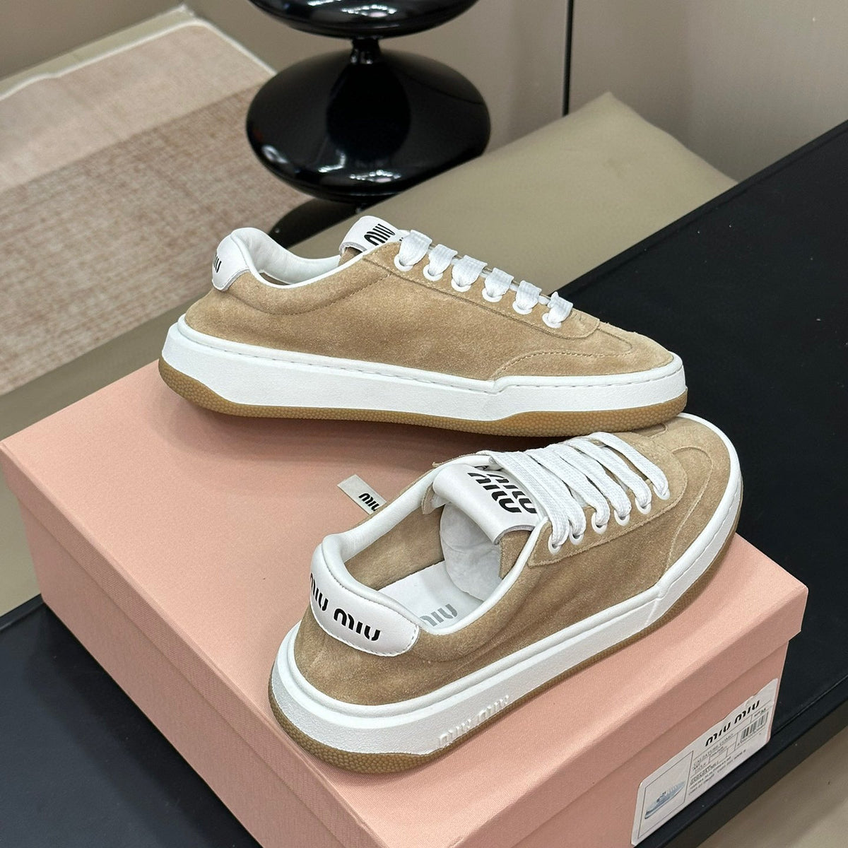 Shoes- Miu M Trainers Premium Designer Casual Shoes