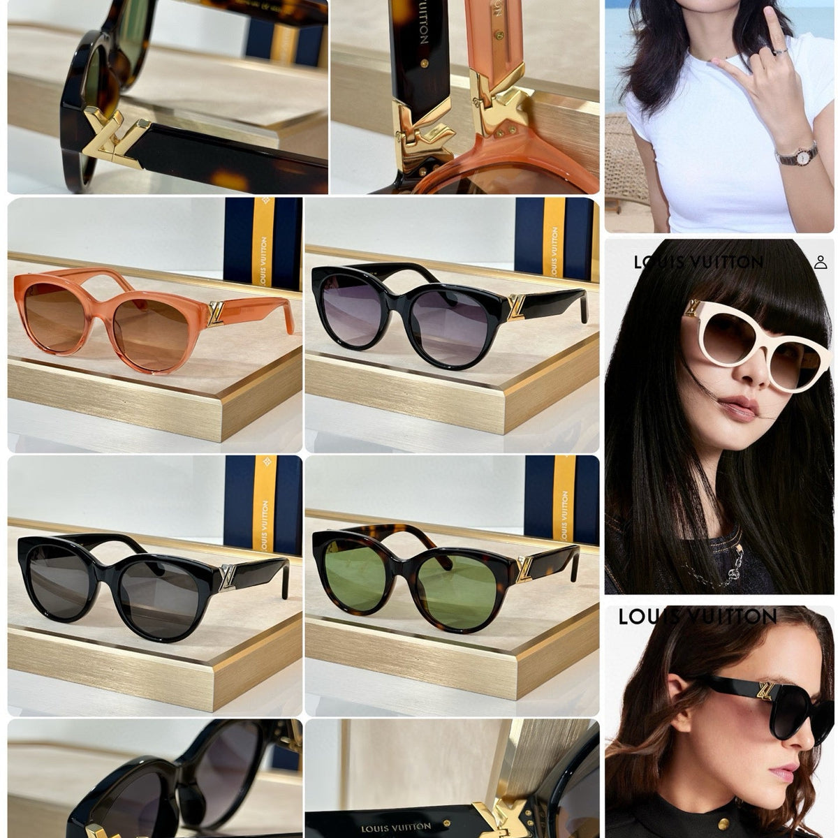 Louis Vuitton Sunglasses- Louis Vuitton Lou Sunglasses Premium Fashion Designer Sunglasses