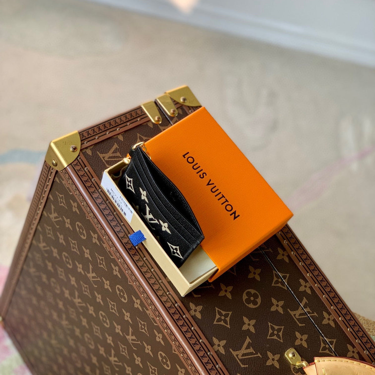 Louis Vuitton Wallets- Louis Vuitton Lou Charms Card Holder Elegant Everyday Leather Wallet