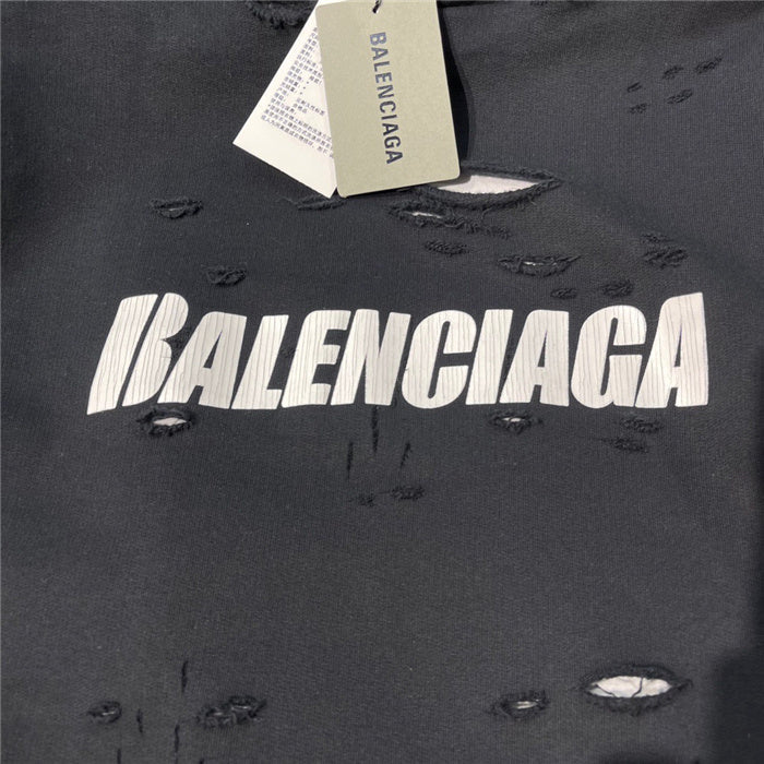 Close-up of Balenciaga designer clothing craftsmanship