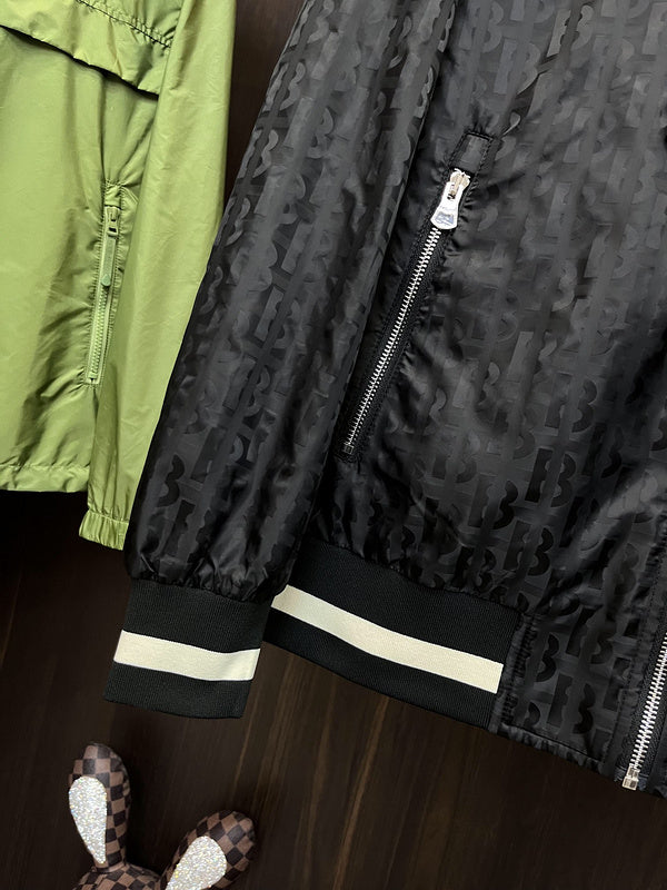 Close-up of Burberry designer clothing craftsmanship