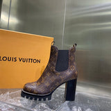 Louis Vuitton shoes Style 218 - close-up of luxury comfort fit