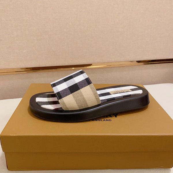 Burberry Nude Bow-Detail Flats - Side Profile View