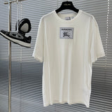 Burberry luxury t-shirt detail shot