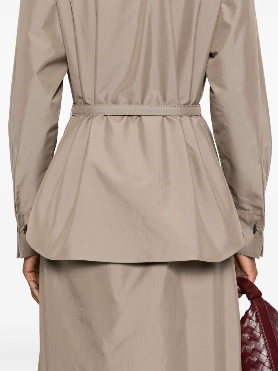 Close-up of Fendi cocktail dresses hardware and fine stitching