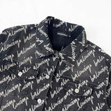 Close-up of Balenciaga designer clothing craftsmanship
