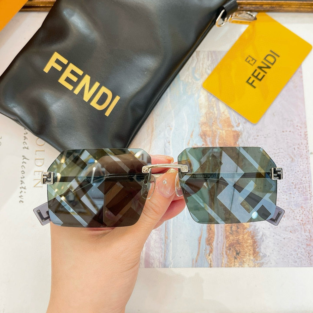 Sunglasses- Fen Sunglasses Luxury Designer UV Sunglasses