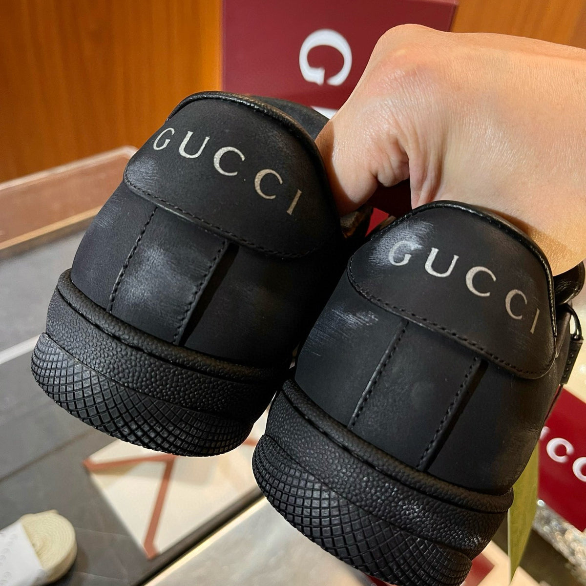 Gucci Shoes- Gucci Screener Trainers Premium Designer Casual Shoes