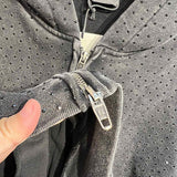 Close-up of Balenciaga designer clothing craftsmanship