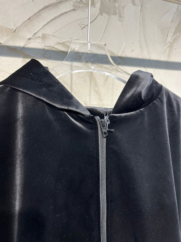 Close-up of Balenciaga designer clothing craftsmanship