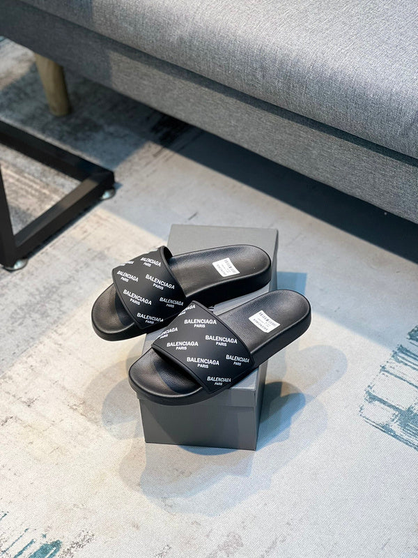 Balenciaga Red Platform Sandals - Sole Detail View