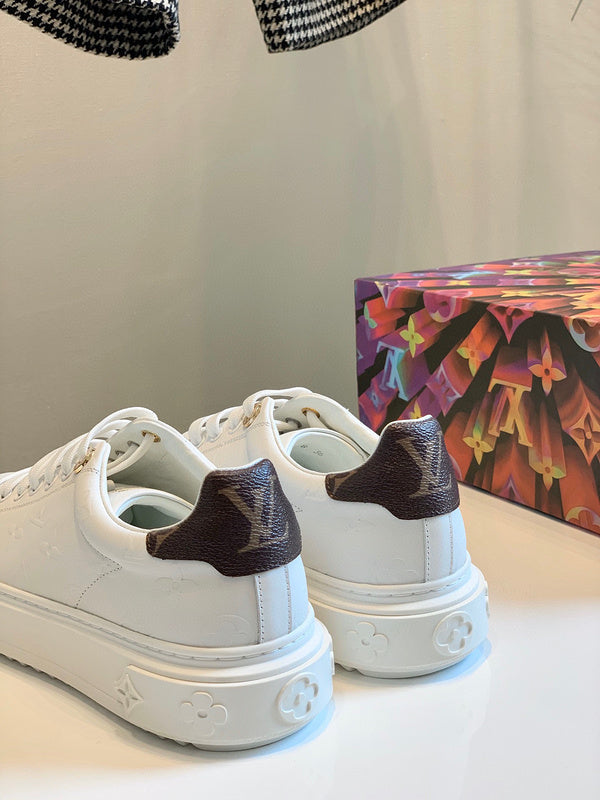 Close-up of Louis Vuitton shoes craftsmanship