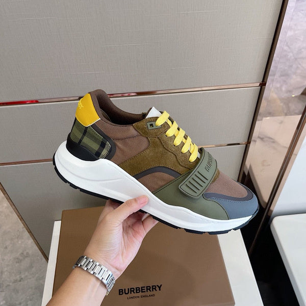 Burberry shoes Style 170 - front view, statement logo accent