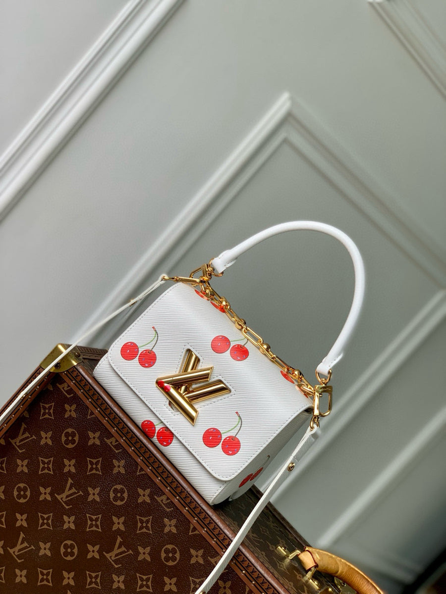 Louis Vuitton Bags- Louis Vuitton Lou x Murakami Twist Pm Bag Elegant Everyday Designer Handbag