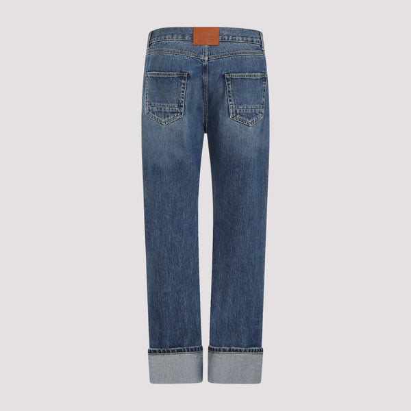 Alexander McQueen Jeans? Alexander Mcqueen Turn Up Jeans Men Classic Everyday Designer Jeans