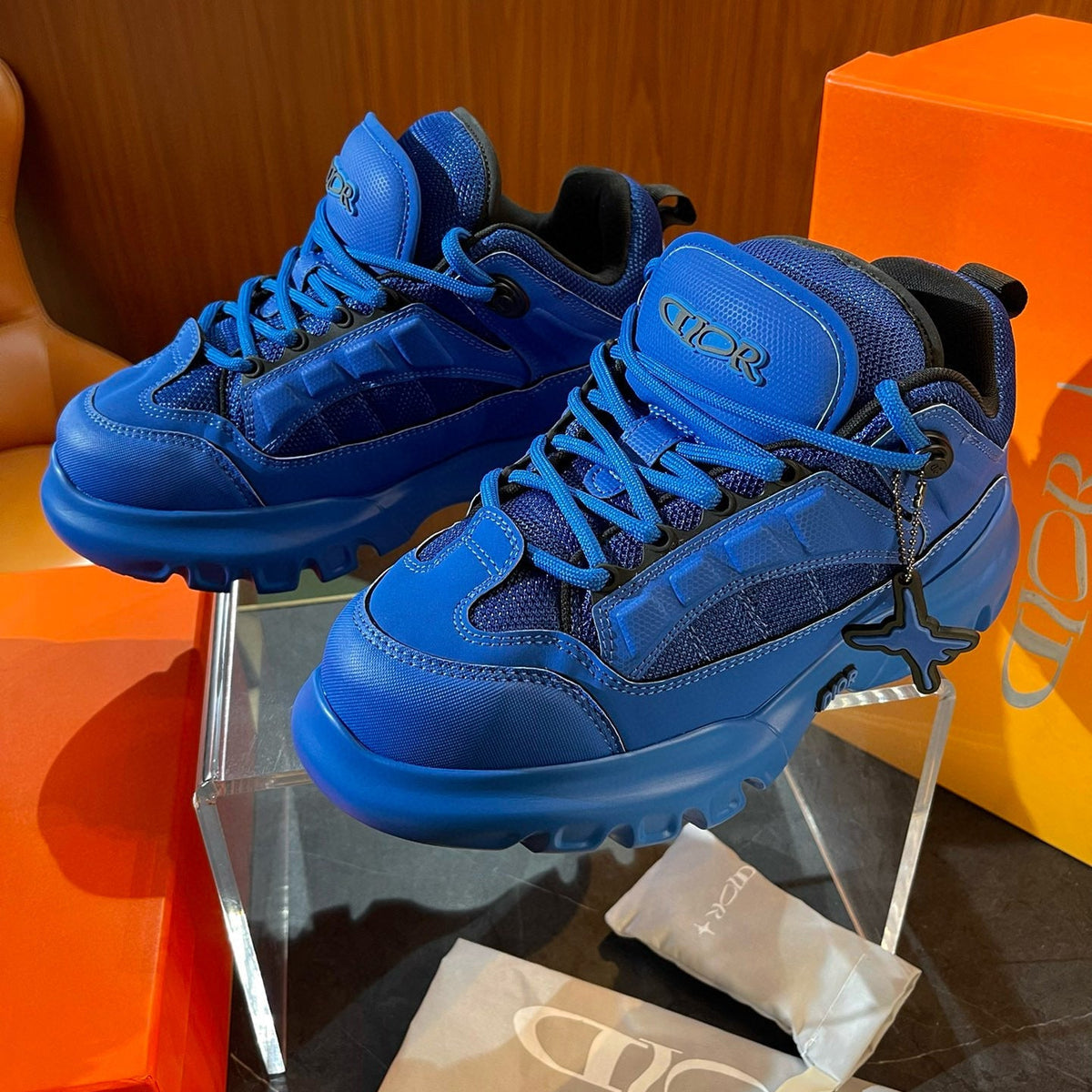 Dior Shoes- Dior x Lewis H Snow Sneakers Premium Designer Casual Shoes