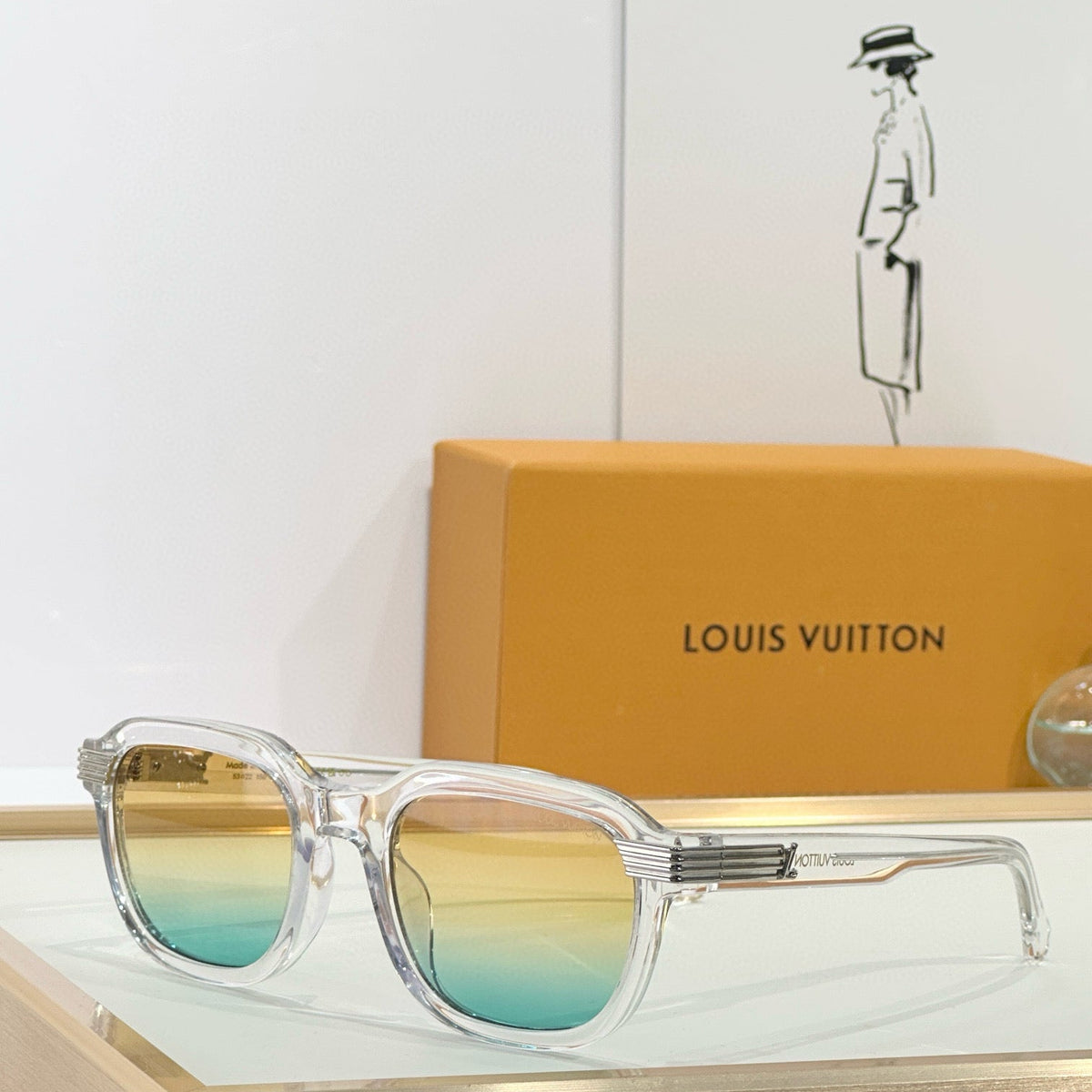 Louis Vuitton Sunglasses- Louis Vuitton Lou Sunglasses Luxury Designer UV Sunglasses
