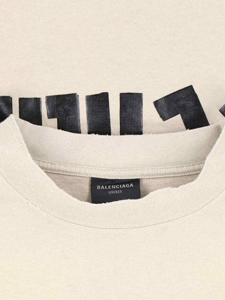 Balenciaga tee shirts side profile designer luxury fashion