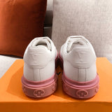 Louis Vuitton luxury shoes detail shot