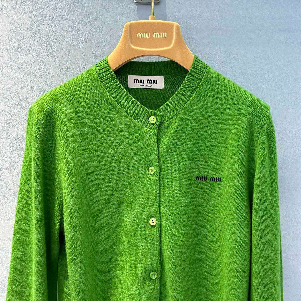 Sweaters- Miu M Cardigan Luxury Designer Knit Sweater