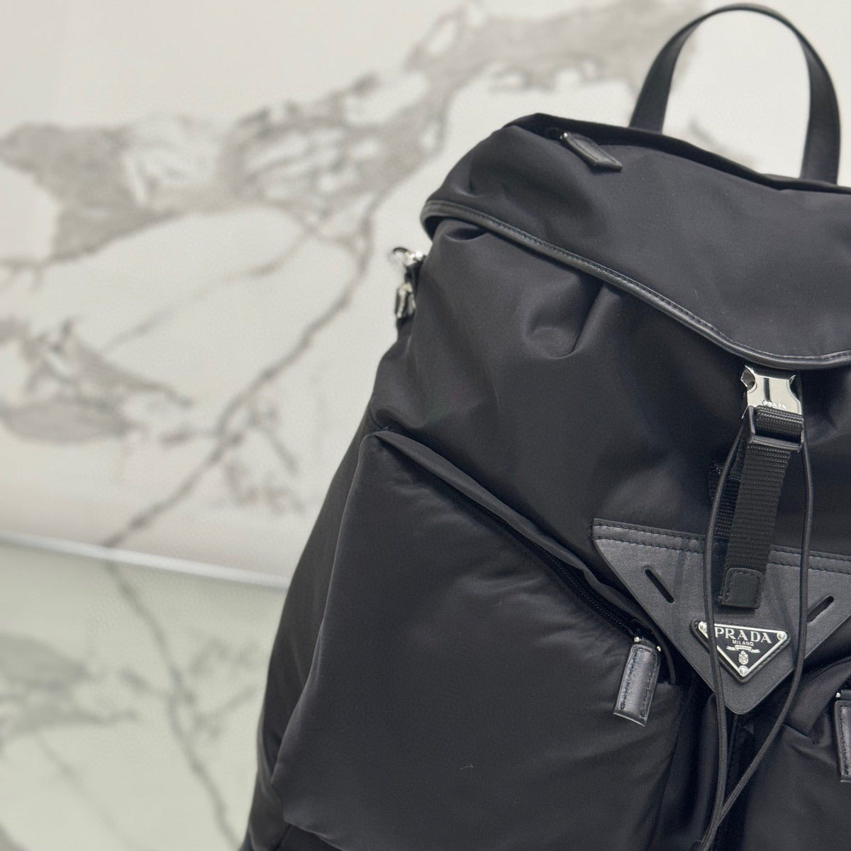 Bags- Pd Re-nylon Backpack Luxury Designer Leather Handbag