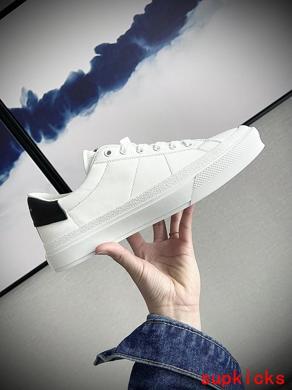 Givenchy White Platform Heels - Close-Up Texture View