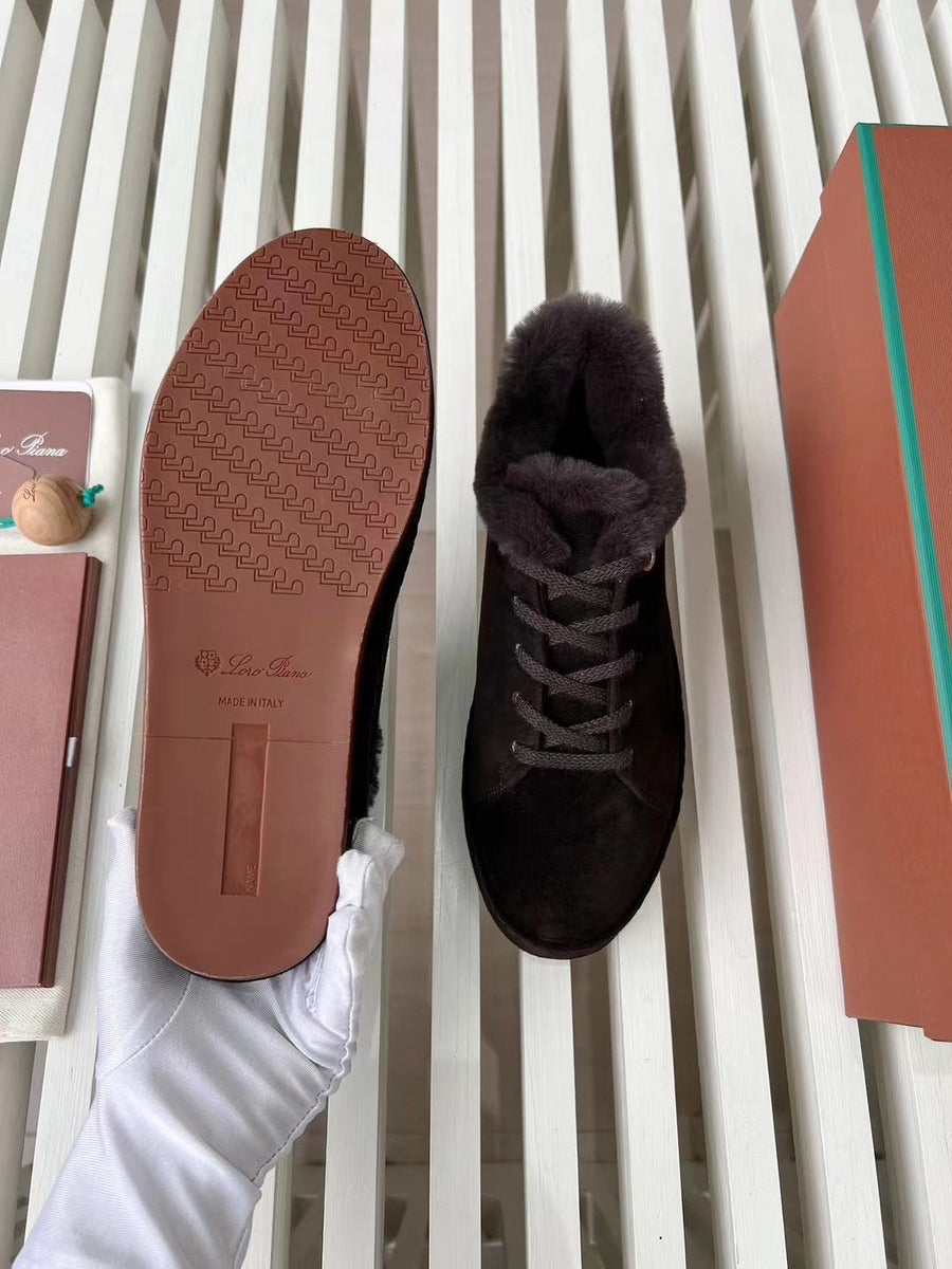 Shoes- Loro P Fur Nuages Sneakers Comfortable Everyday Designer Shoes