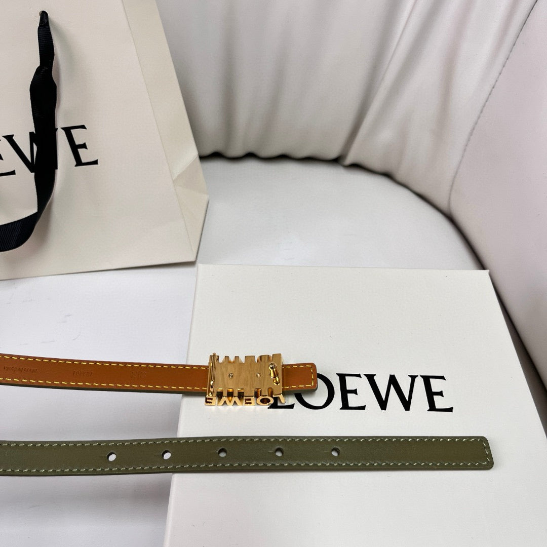 Belts- Loew Belt 1.5 Cm Premium Leather Designer Belt