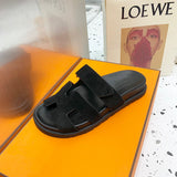 Hermès Tan Gladiator Sandals - Lifestyle Styling Shot