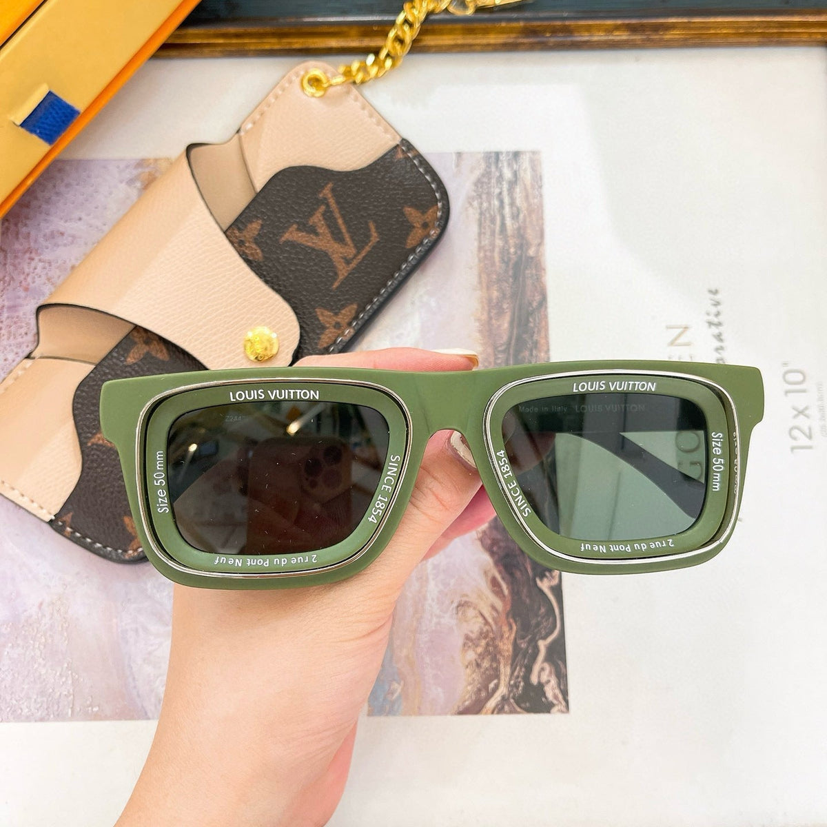 Louis Vuitton Sunglasses- Louis Vuitton Lou Sunglasses Luxury Designer UV Sunglasses