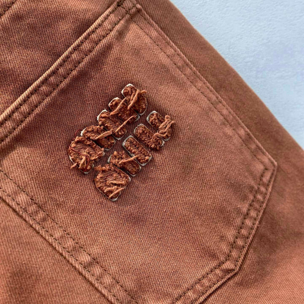 Jeans- Miu M Denim Shorts Premium Designer Denim Jeans