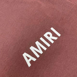Close-up of Amiri t-shirt craftsmanship