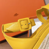 Hermès White Loafer Flats - Toe Detail View